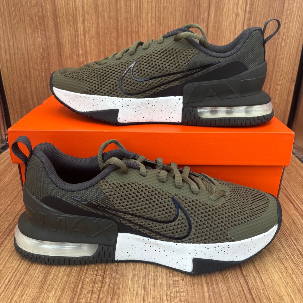 NEW Nike Air Max Alpha Trainer 6 Mens 9.5 Olive Black FQ1833-200 Training Shoes